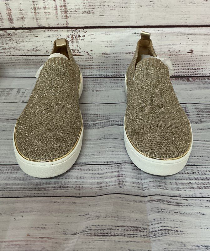 NIB Michael Kors Skyler Slip On Gold Sneaker Size 8 GREAT CONDITION!!