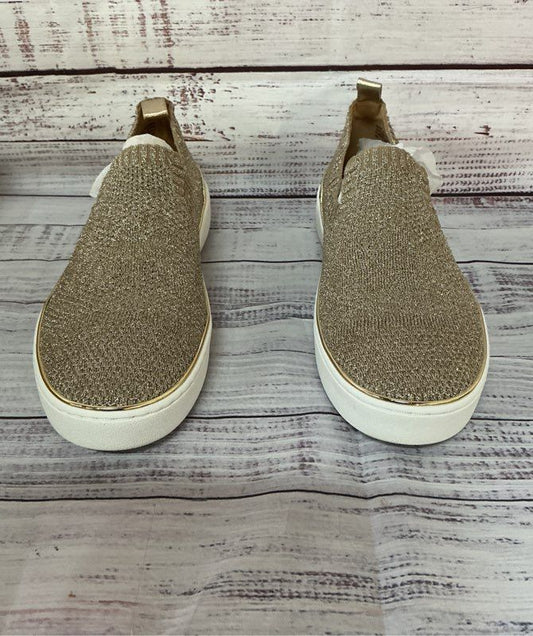 NIB Michael Kors Skyler Slip On Gold Sneaker Size 8 GREAT CONDITION!!