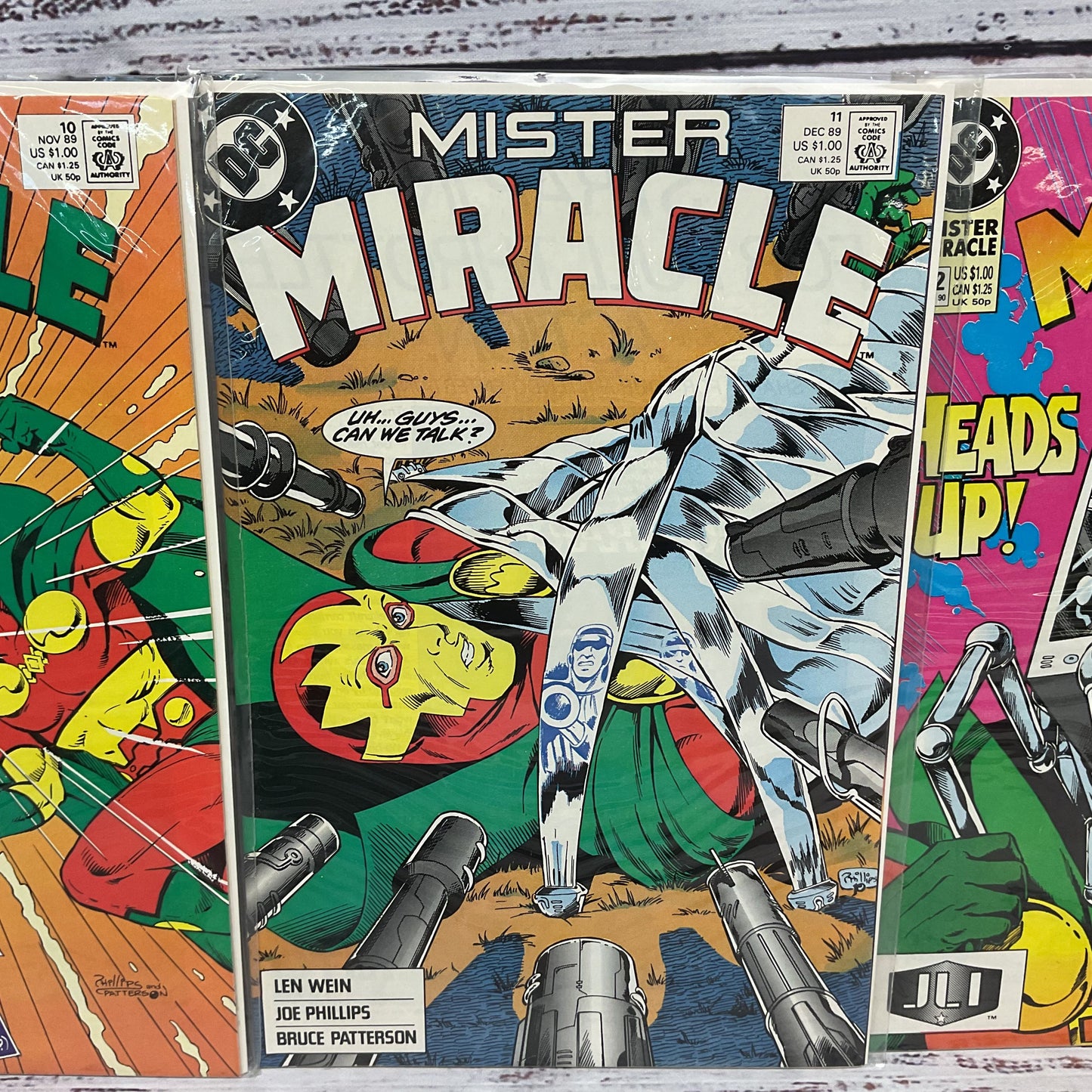 Mister Miracle Issues 10,11,12,18 Marvel Comics 1989 Lot Of 4 Comics