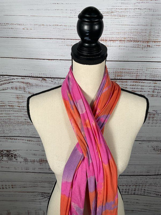 Women's LA FIORENTINA Pink & Purple Scarf/Wrap