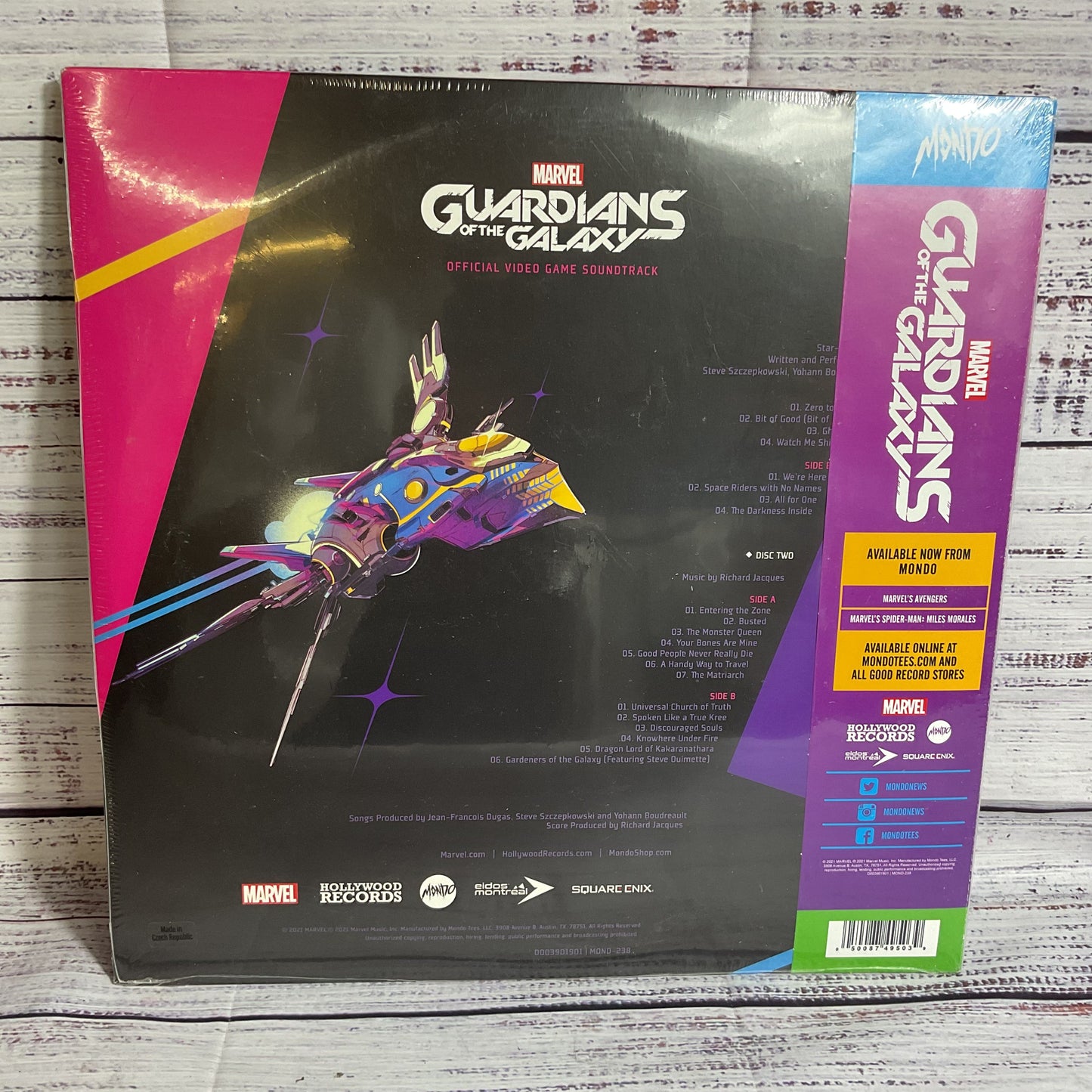 NEW MARVEL Guardians Of The Galaxy Official Mondo Video Game Soundtrack 2X Vinyl