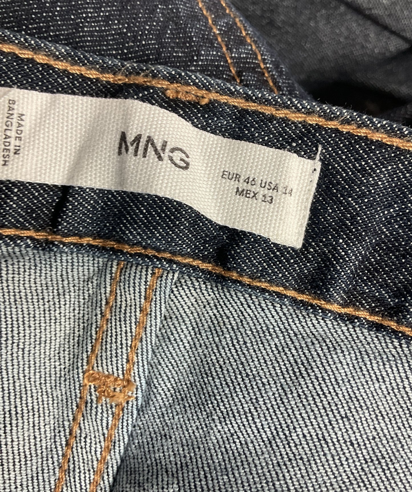 MNG Wide leg High Waist Jeans Blue 46