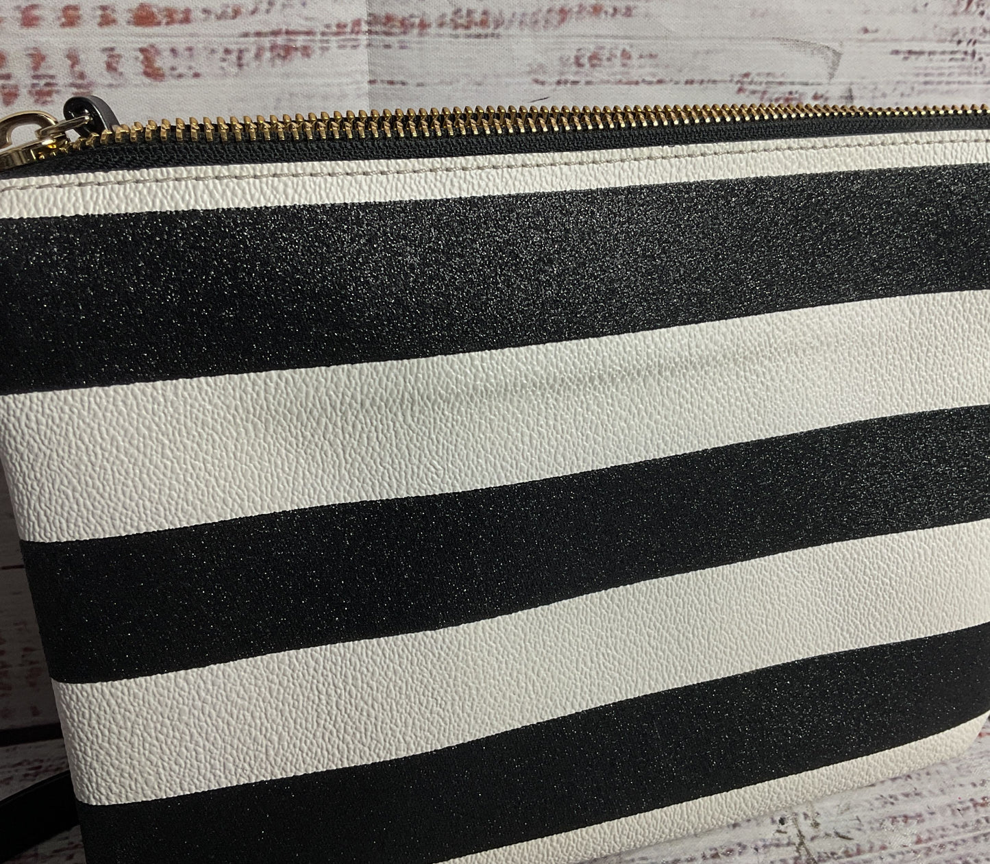 Kate Spade Striped Glitter Crossbody Bag Multicolor