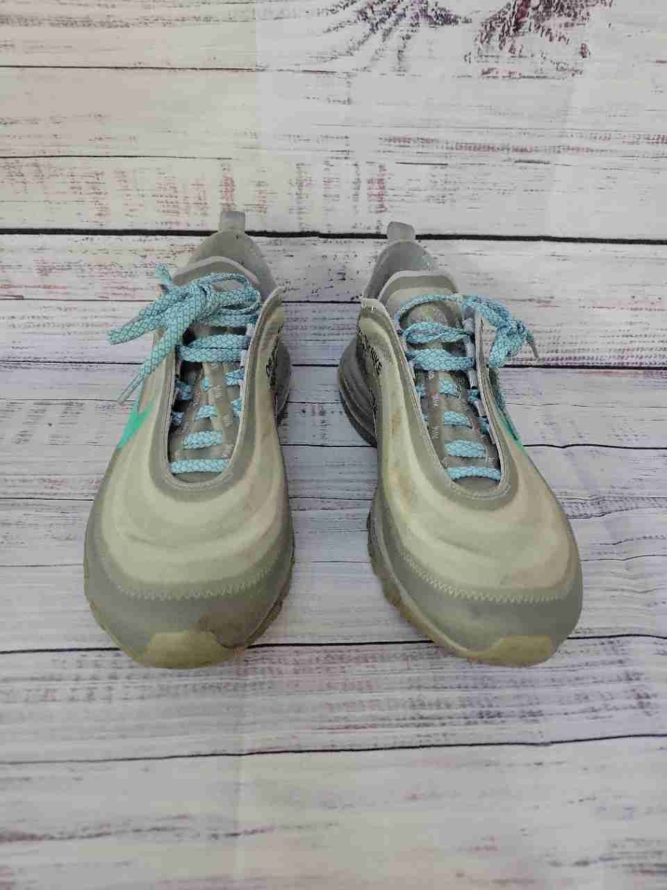 Men's Nike Off White Air Max 97 Menta Grey Sneaker Size 9