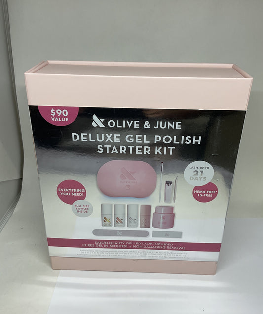 Olive and June Deluxe Gel Polish Starter Kit new