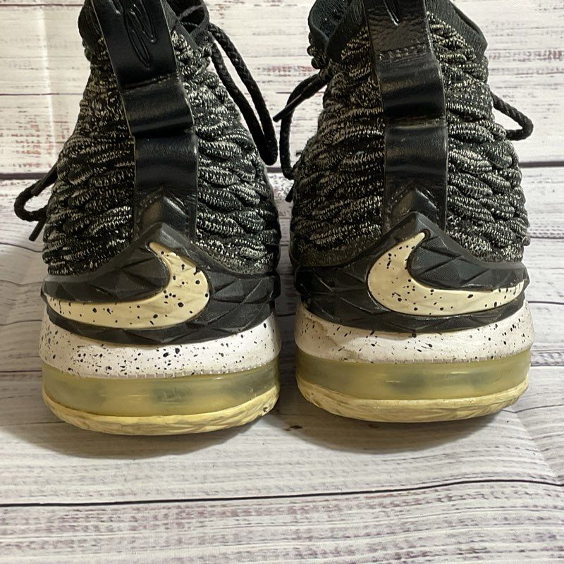 NIKE 897648-002 Lebron James Ashes Black/White Sneaker Shoes- SZ 8.5