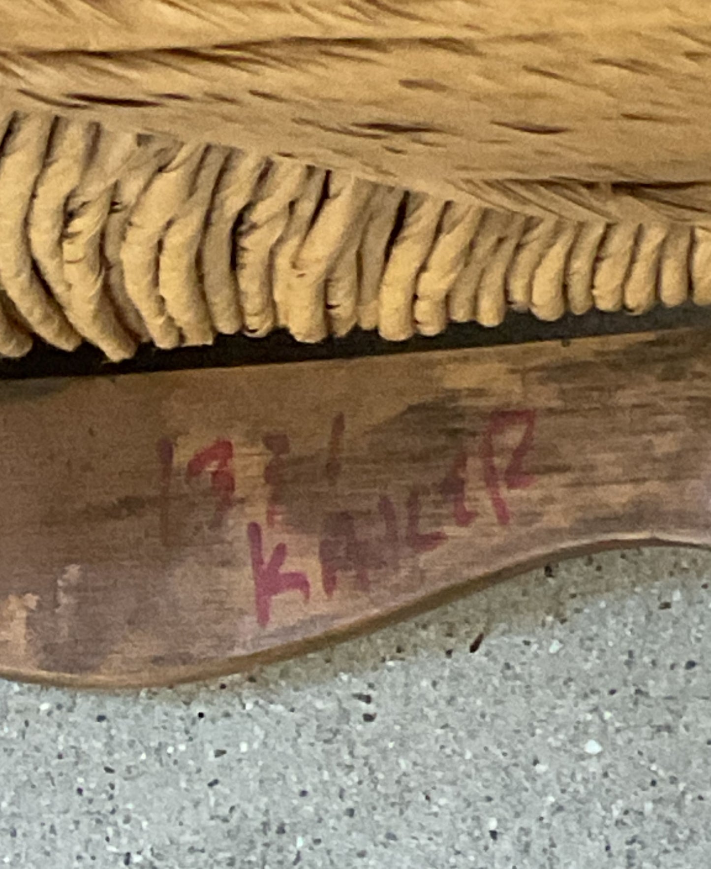 VTG./ANTIQUE KAILER??? French Straw Seat Directoire Style Ladderback Chairs