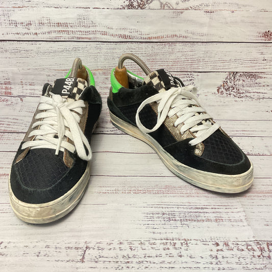 P448 A8 Queens Black Green Silver Sneaker Casual Shoe Unisex 8.5M 9.5W