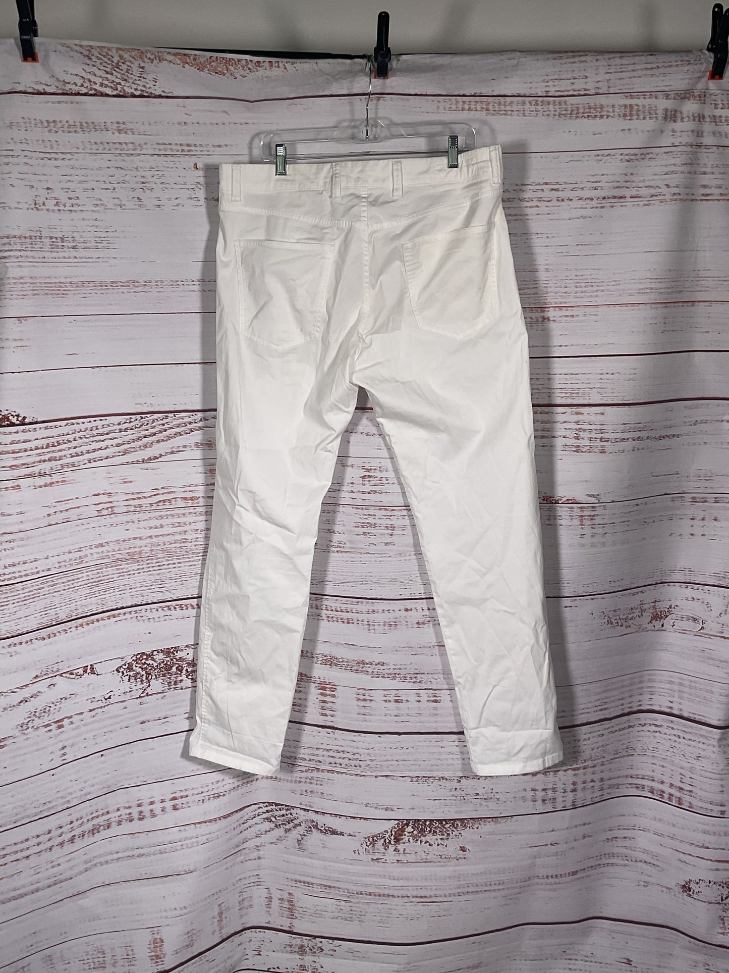 Massimo Dutti White Slim Fit Jeans - Size 36