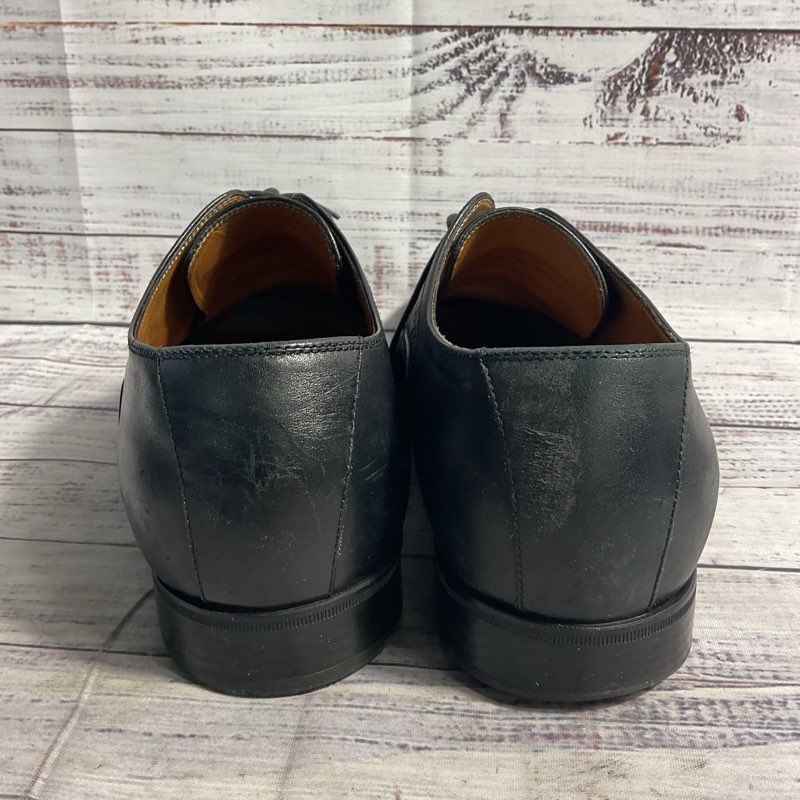 Gucci Diamante Black Leather Oxford Dress Shoe Men 7
