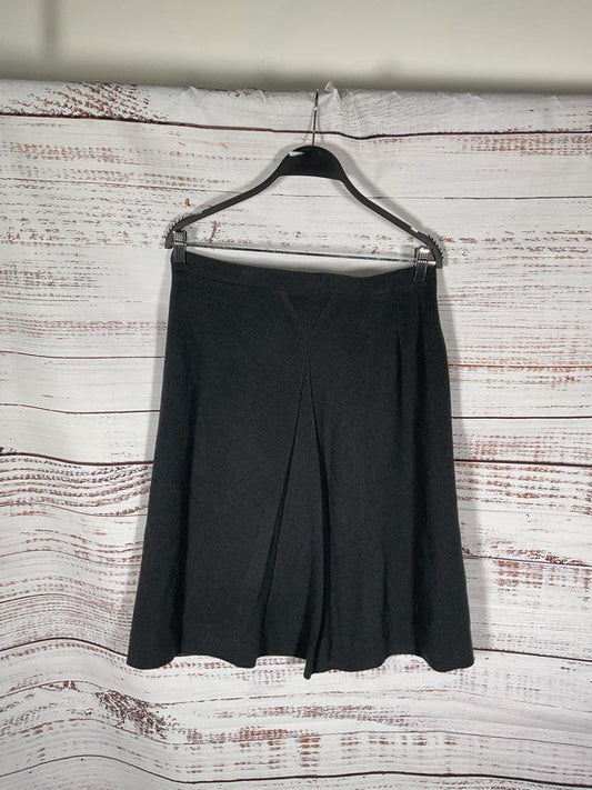 Jill Sander Women's Gray Wool Blend Skirt - Size 42 Made in Italy