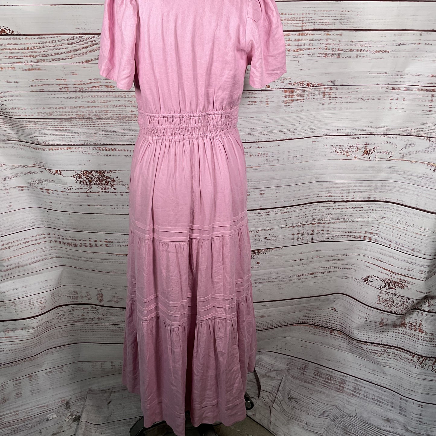 NWT ANTHROPOLOGIE Women's Pink Lila Sommerset Long Dress- SZ M