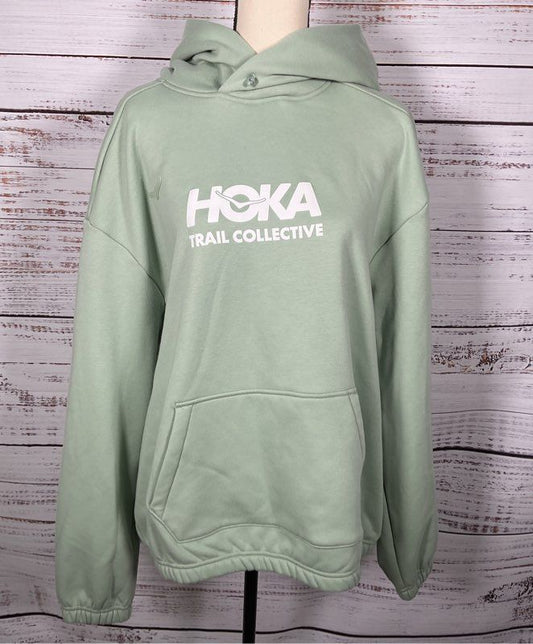 Hoka Green Pullover Hoodie - Men's Size Medium