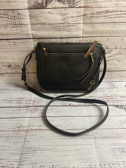 Fossil Farrah Black Crossbody NWT