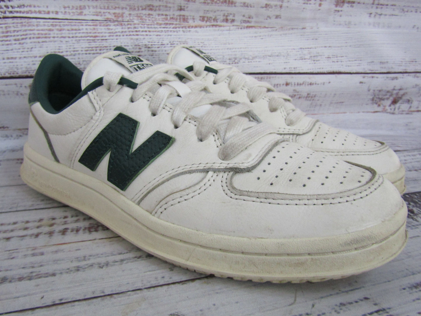 New Balance Aime Leon Dore T500 Women's White Leather Low Top Sneakers CT500AC1