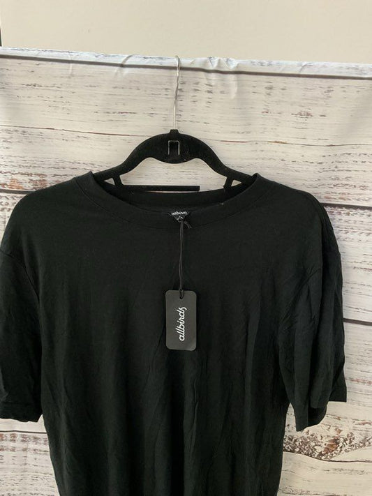 NWT Allbirds Men's The TrinioXo Tee Natural Black Shirt Size M