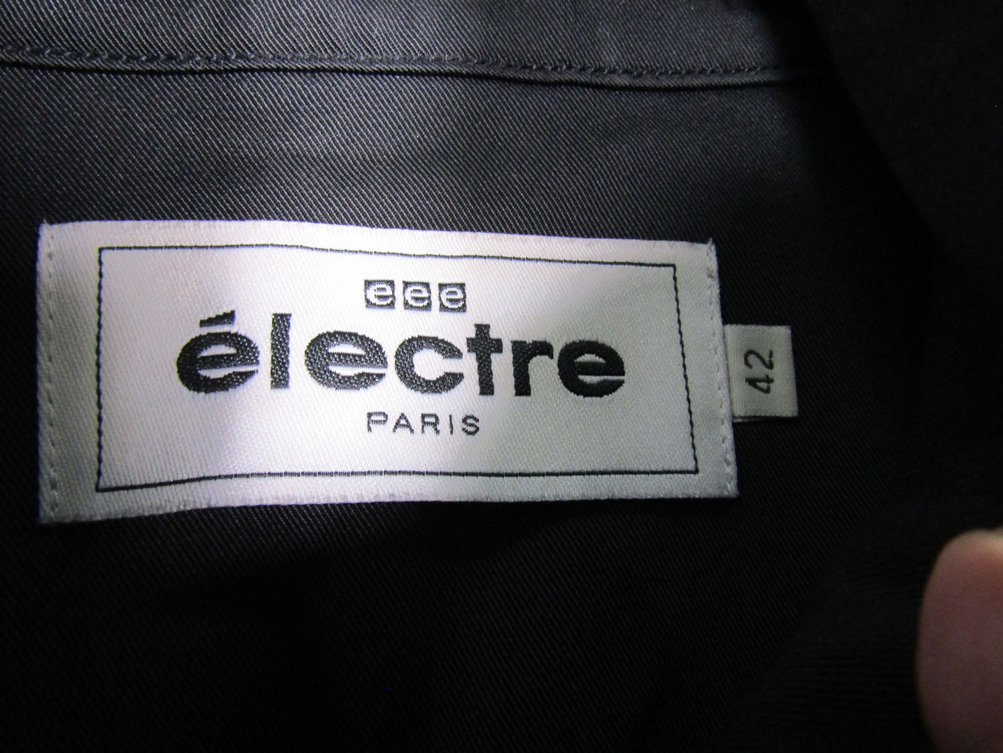 Vintage Electre Women's Black Utility Cargo Vest Size 42