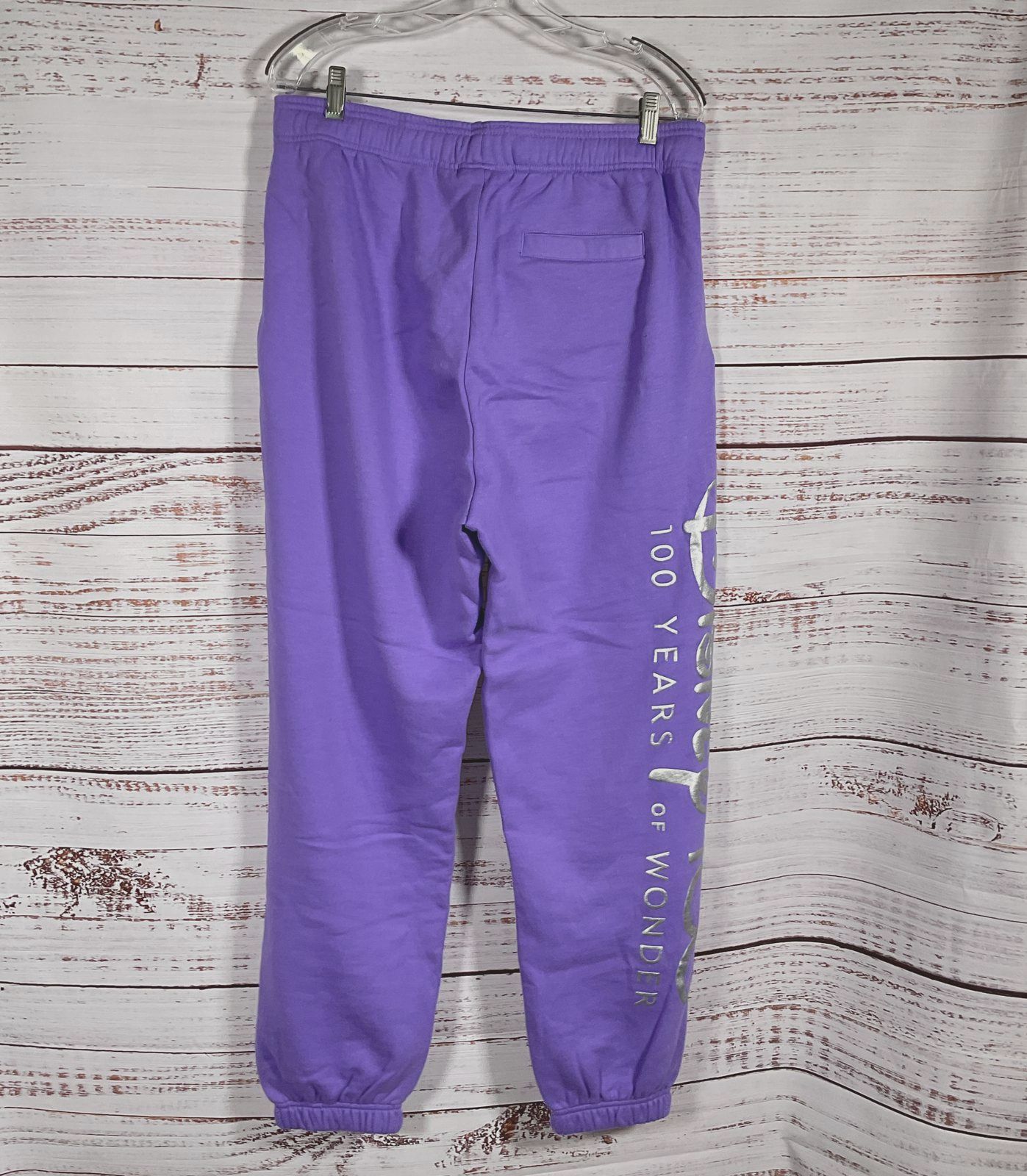 Disney Parks Mickey Mouse 100th Anniversary Jogger Sweatpants Purple M