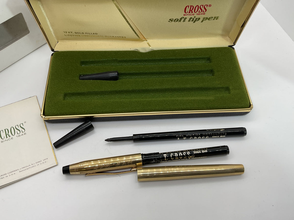VTG. CROSS 1/20 12k Gold Filled Soft Tip Pen (2 OF 2)