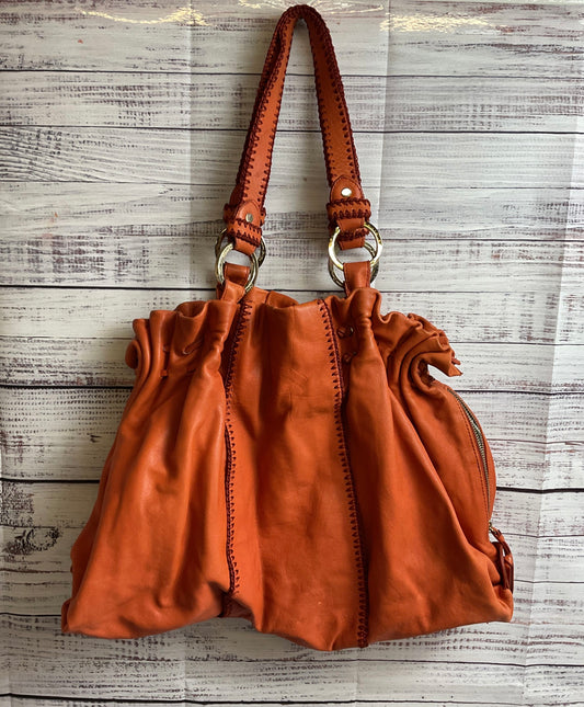Y2k Karen Drake Orange Hobo Bag